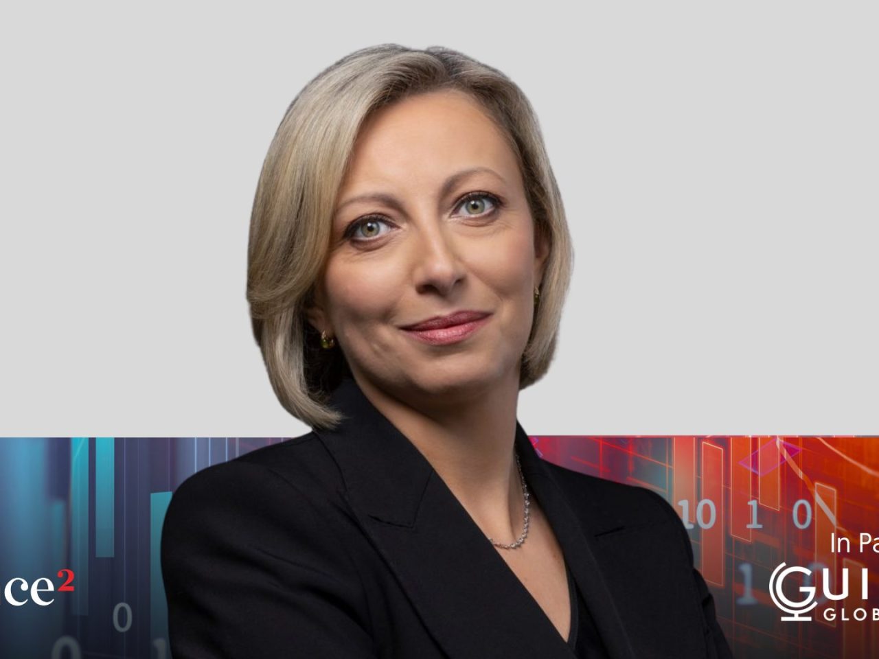 Award-winning anchor of The Pulse with Francine Lacqua and Leaders with Francine Lacqua, a series where she sits down with top CEOs, entrepreneurs and public figures including Emmanuel Macron, Christine Lagarde, Bill Gates, George Soros, and finance ministers from across the world. She has also moderated televised debates from the World Economic Forum in Davos and the ECB Forum on Central Banking in Sintra, as well as covering IMF meetings in Washington, G20 meetings, the EU Leaders Summit and OPEC. She has anchored coverage of Brexit, the collapse of Credit Suisse and coverage of the Italian and French elections where she was one of the first international reporters to interview cabinet members. Lacqua is the recipient of the honour of “Ufficiale” of the Order of the Stella d’Italia in recognition of her services to international journalism (2025), the Knight of the Order of the Star of Italy (2018), and the  Bancor Award, awarded for individuals of global significance who have distinguished themselves in the field of economics (2024).